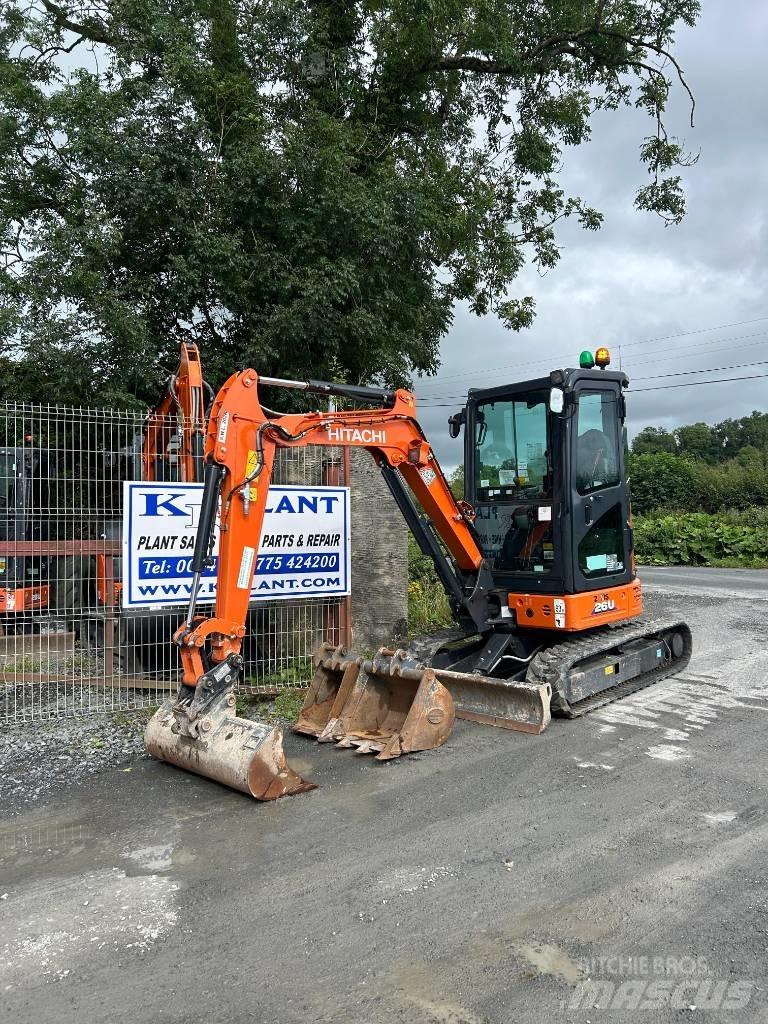 Hitachi ZX 26 U-6 Minigravemaskiner