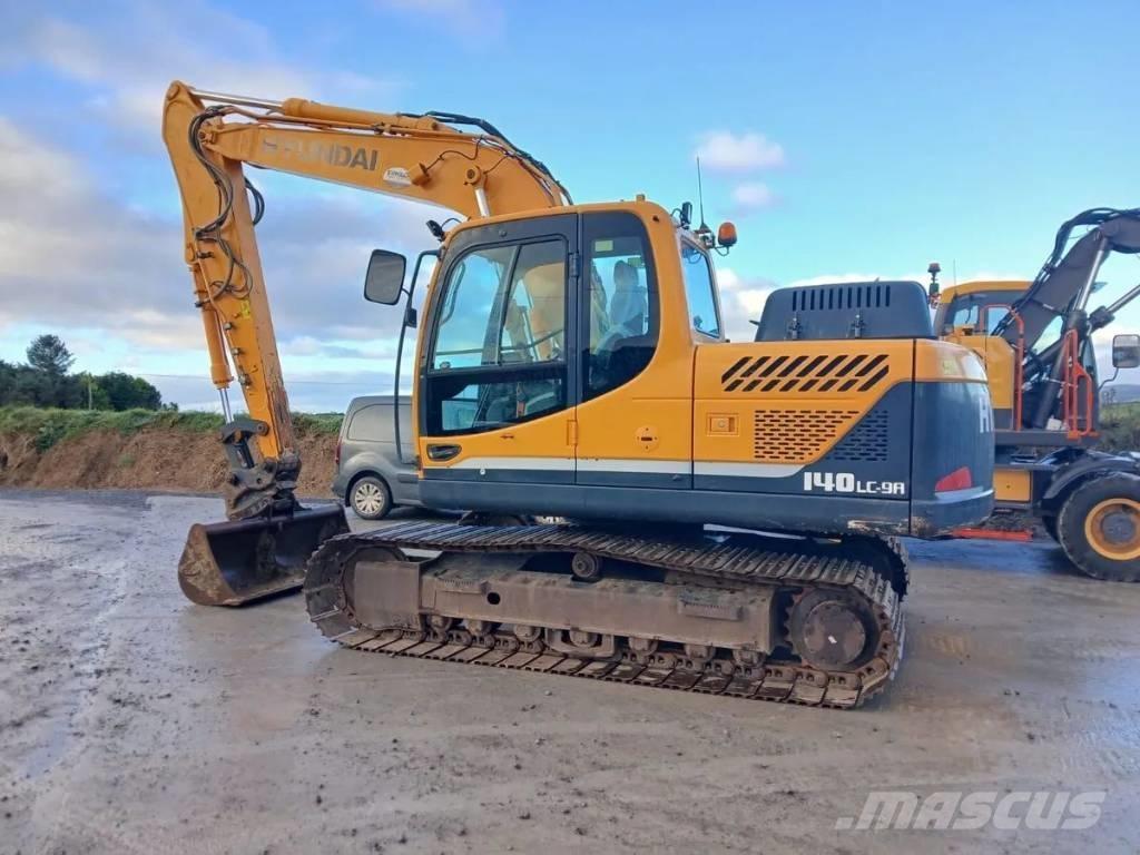 Hyundai R 140 Gravemaskiner på larvebånd