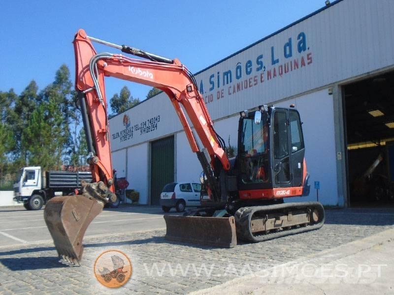 Kubota KX 080-4 Midi-gravemaskiner 7t - 12t
