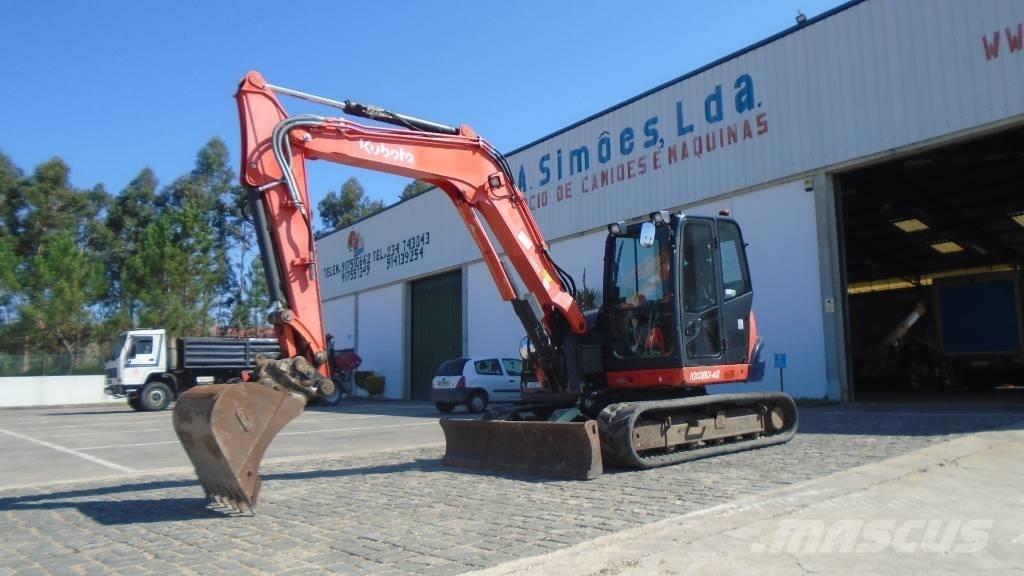 Kubota KX 080-4 Midi-gravemaskiner 7t - 12t