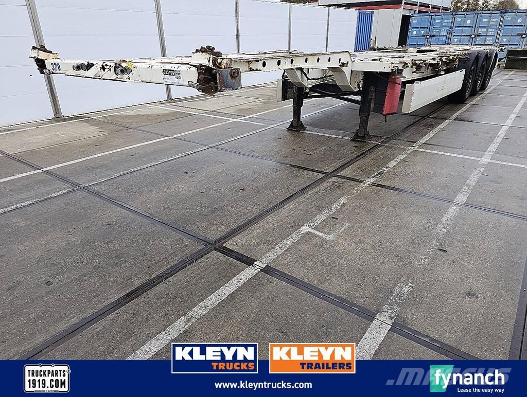 Krone SD Semi-trailer med containerramme