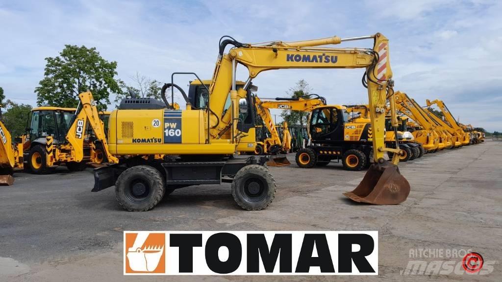 Komatsu PW 160-7 Gravemaskiner på hjul