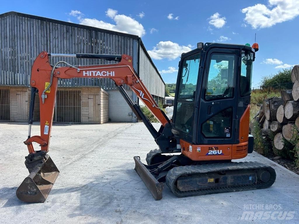 Hitachi ZX 26 U-6 Minigravemaskiner