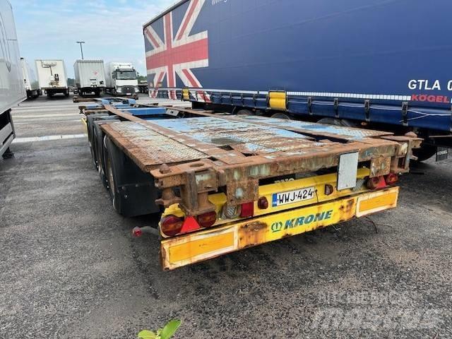 Krone SD WWJ-424 Semi-trailer med containerramme