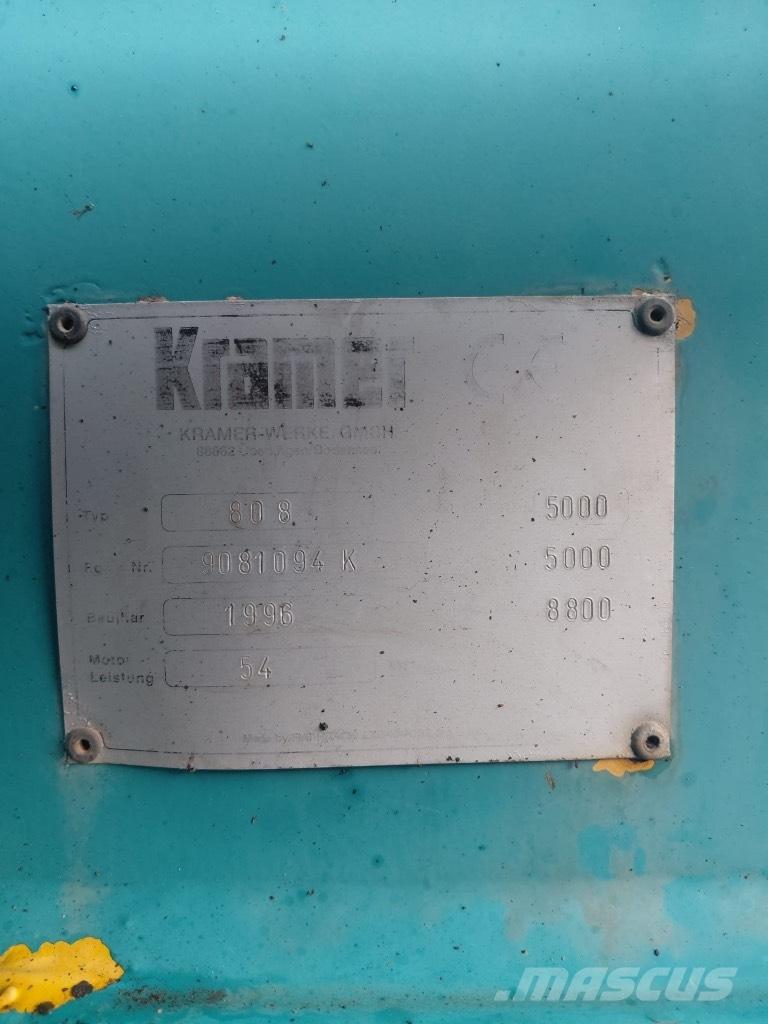 Kramer 808 Gravemaskiner på hjul