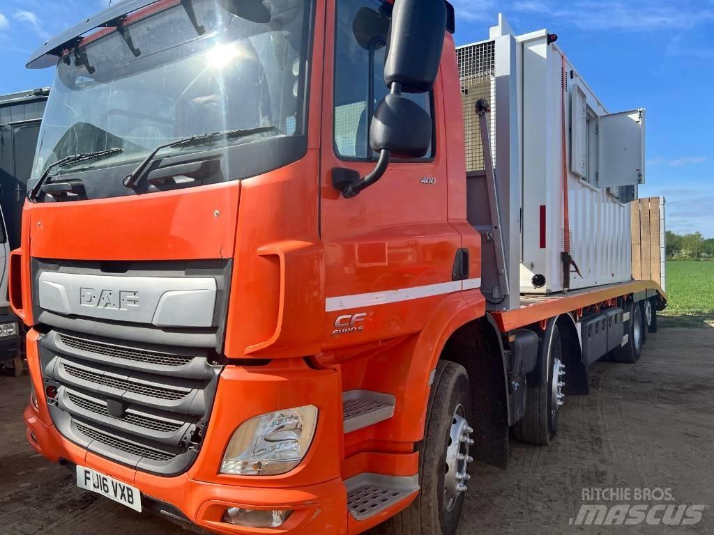 DAF CF 400 Flatbed lastbiler med spil
