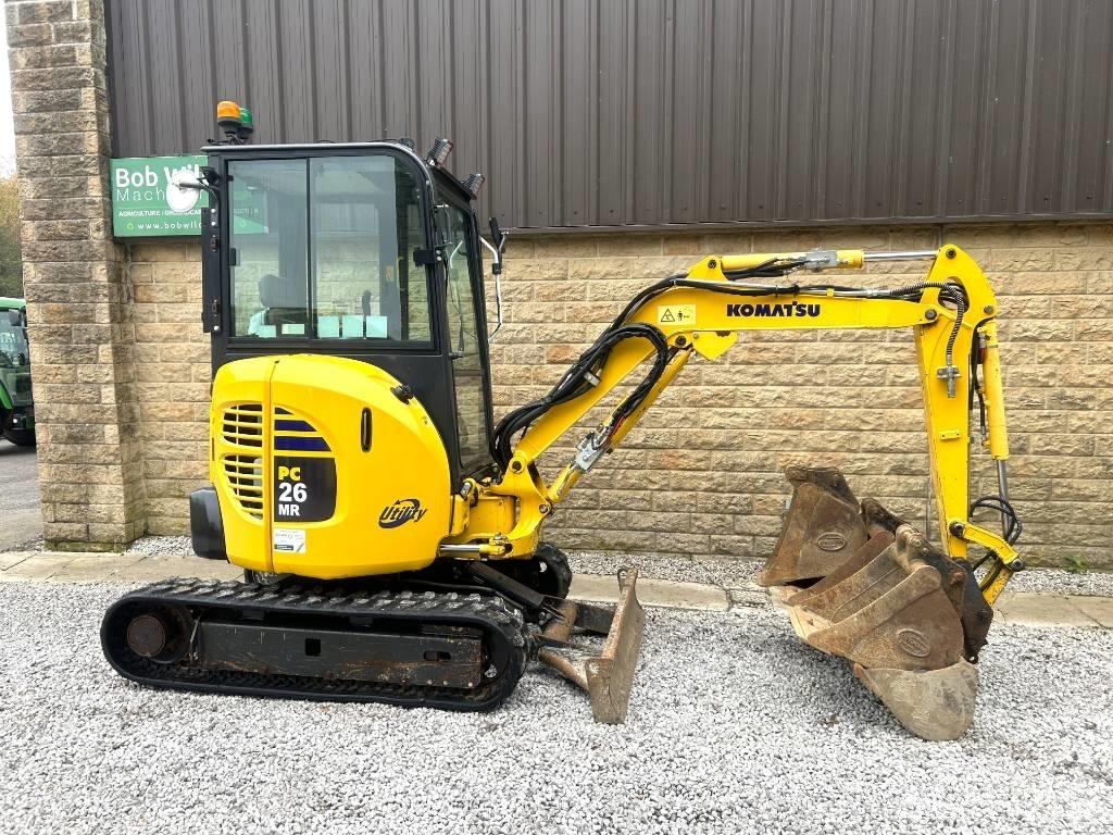 Komatsu PC26MR-3 Minigravemaskiner