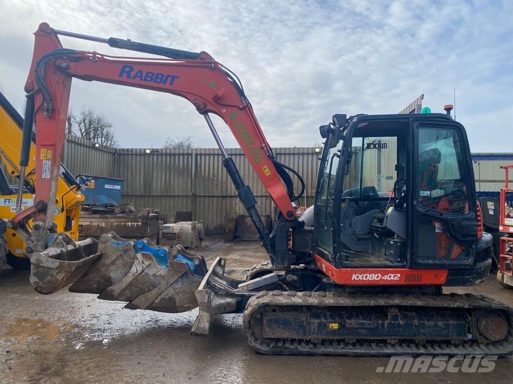 Kubota KX 080-4 Midi-gravemaskiner 7t - 12t