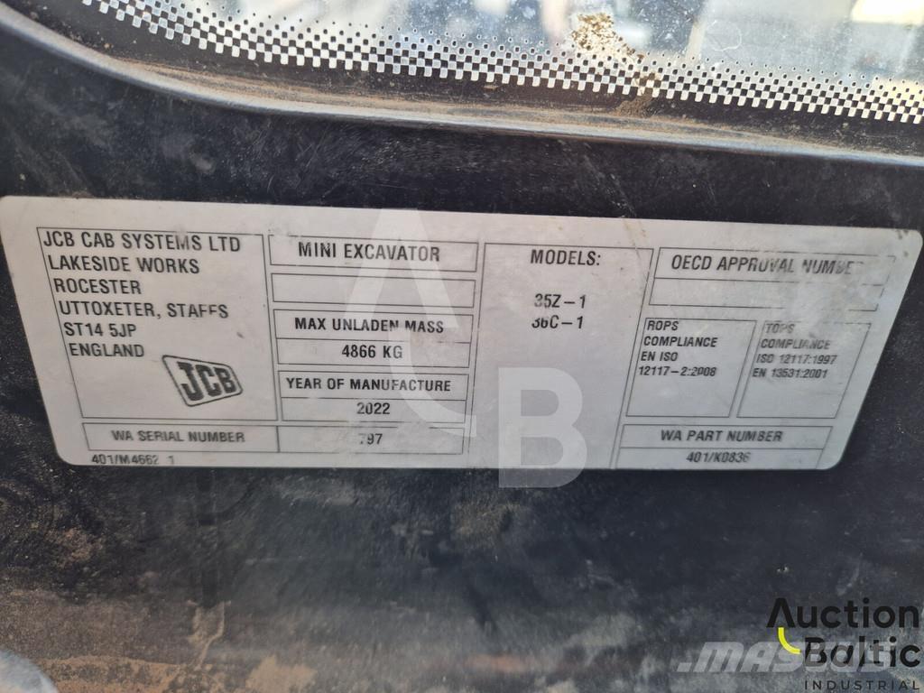 JCB 36C-1 Minigravemaskiner