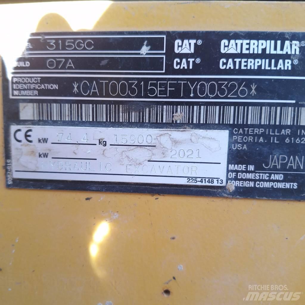 CAT 315 Gravemaskiner på larvebånd