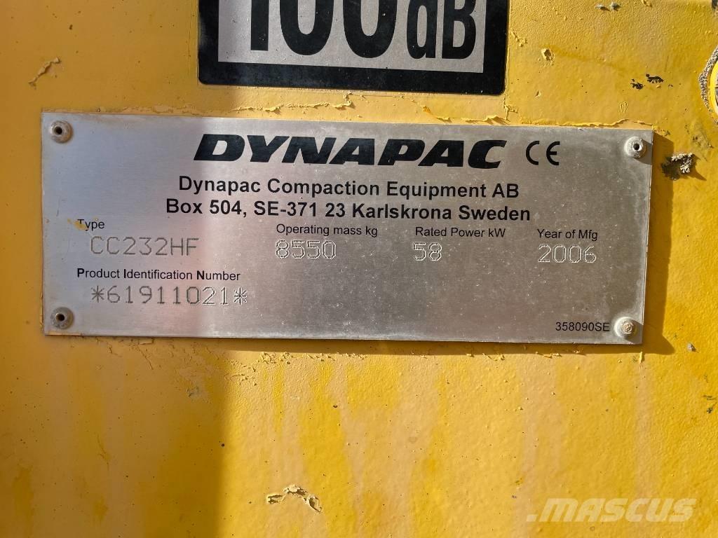 Dynapac CC 232 HF Tvilling tromle
