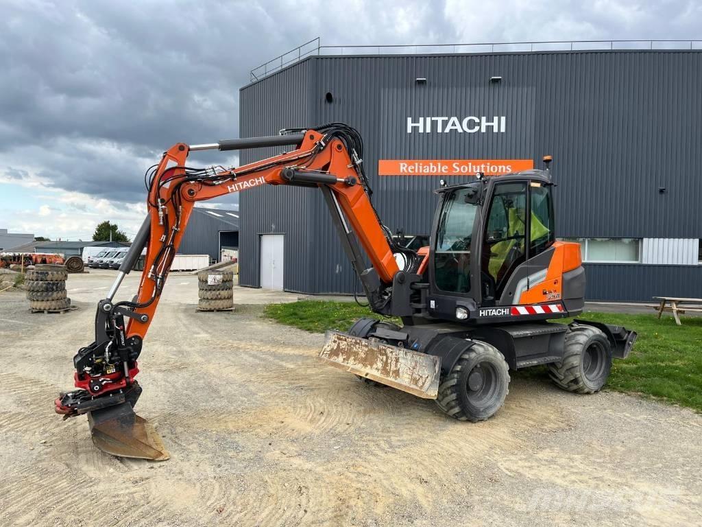 Hitachi ZX95W-7-2P Gravemaskiner på hjul