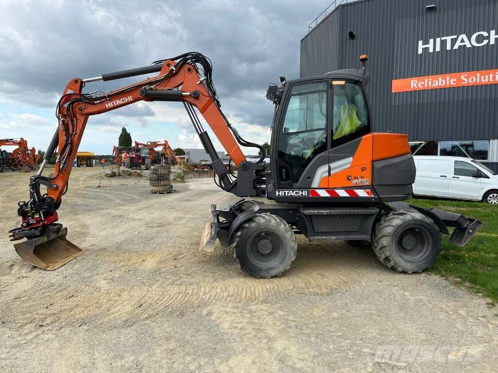 Hitachi ZX95W-7-2P Gravemaskiner på hjul