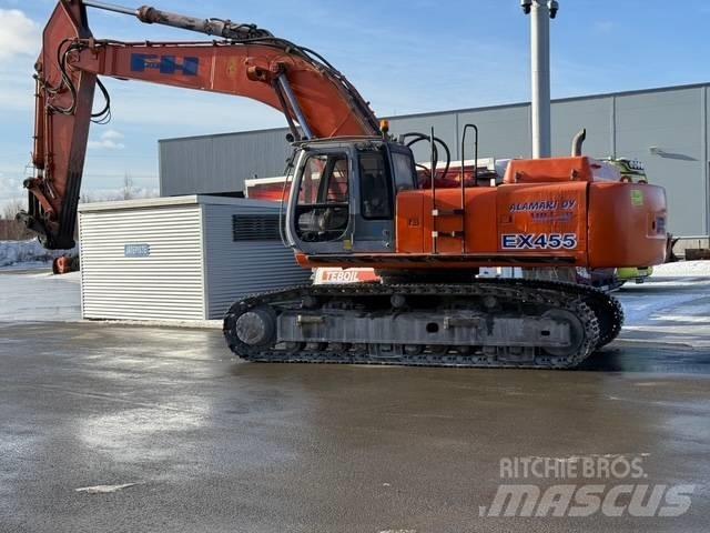 Hitachi EX 455 LC Gravemaskiner på larvebånd