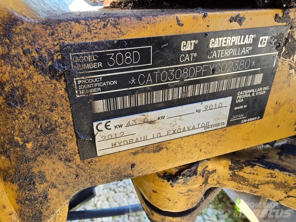 CAT 308 D Midi-gravemaskiner 7t - 12t