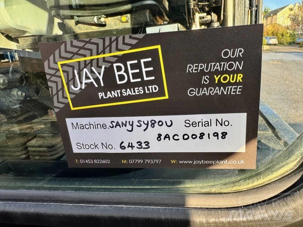 Sany SY 80 U Minigravemaskiner
