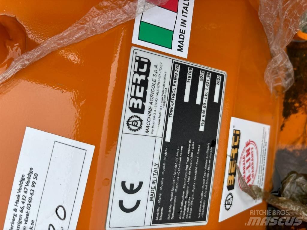 Berti EKR-S 220 Græsklippere og skårlæggere