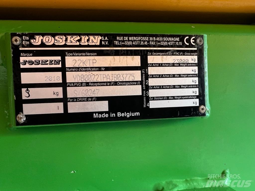 Joskin 22KTP Dump-trailere