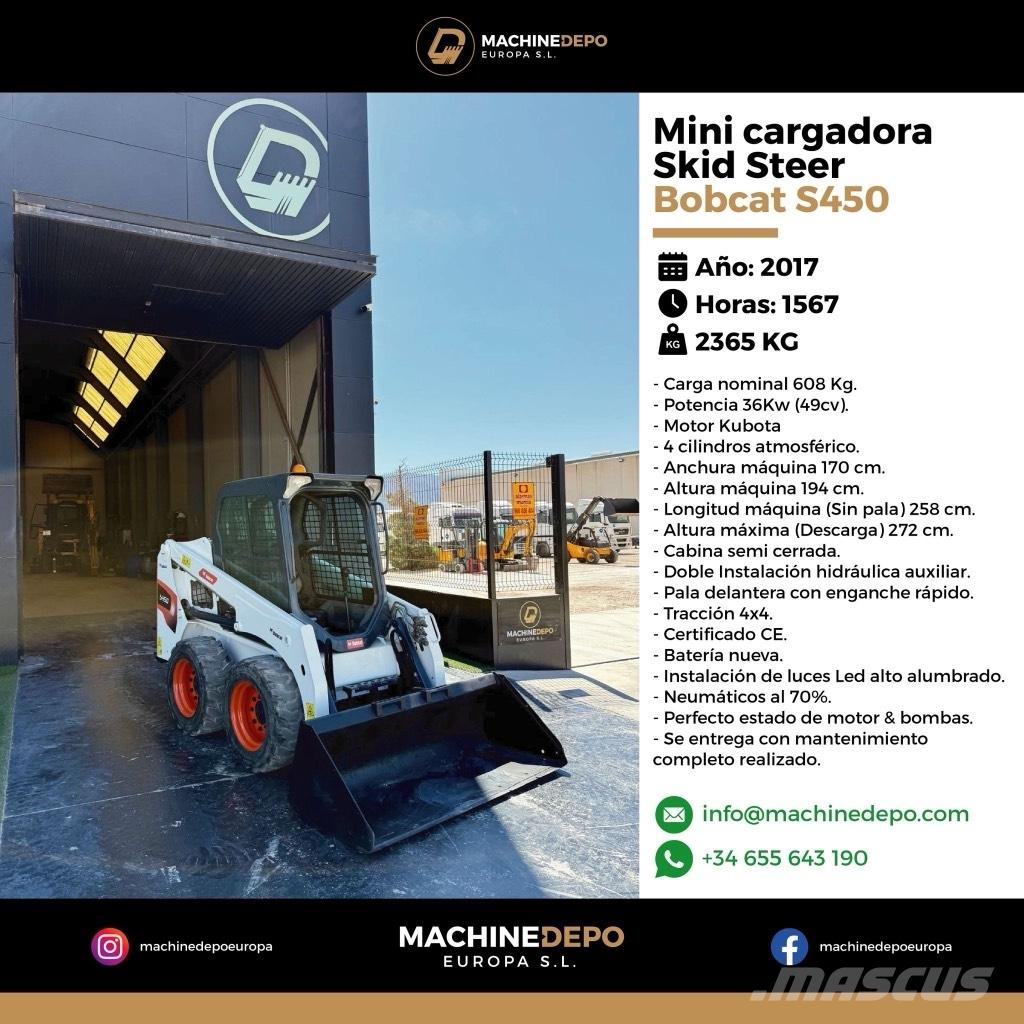 Bobcat S 450 Minilæsser - skridstyret