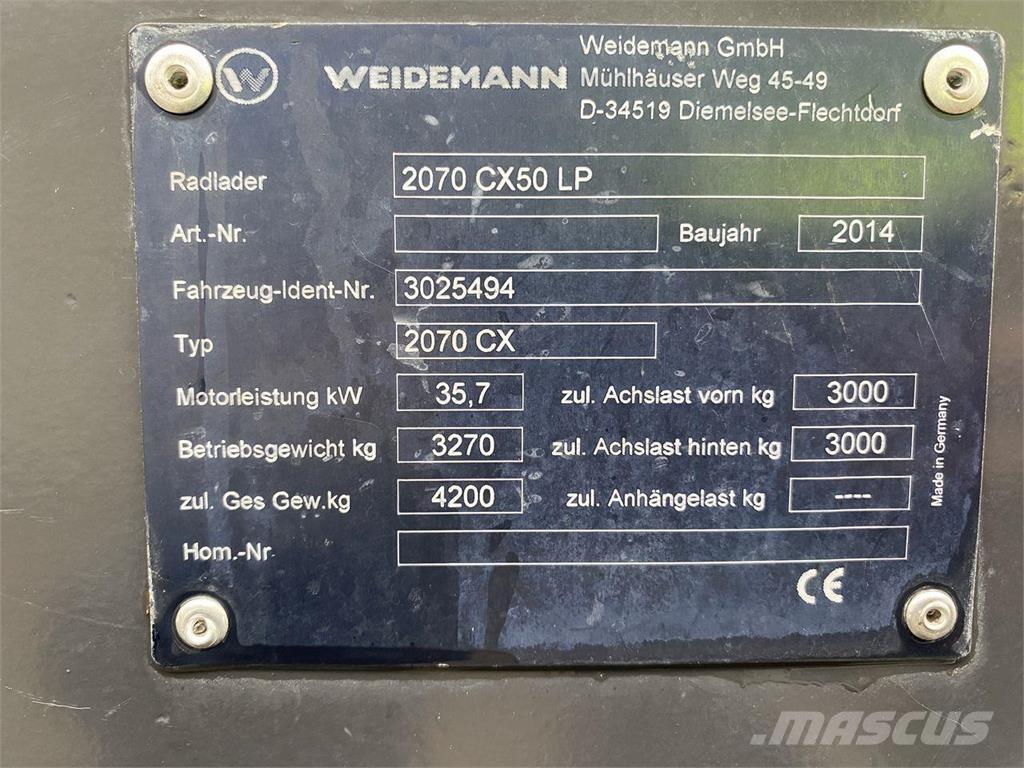 Weidemann 2070 Læssere