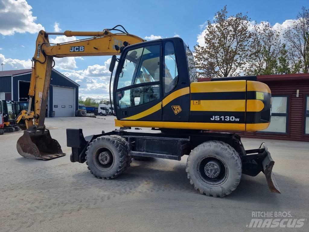 JCB JS 130 W Gravemaskiner på hjul