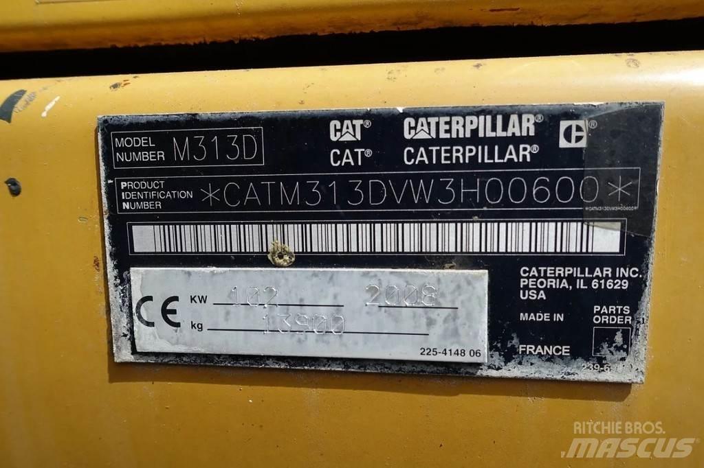 CAT M313 D Gravemaskiner på hjul