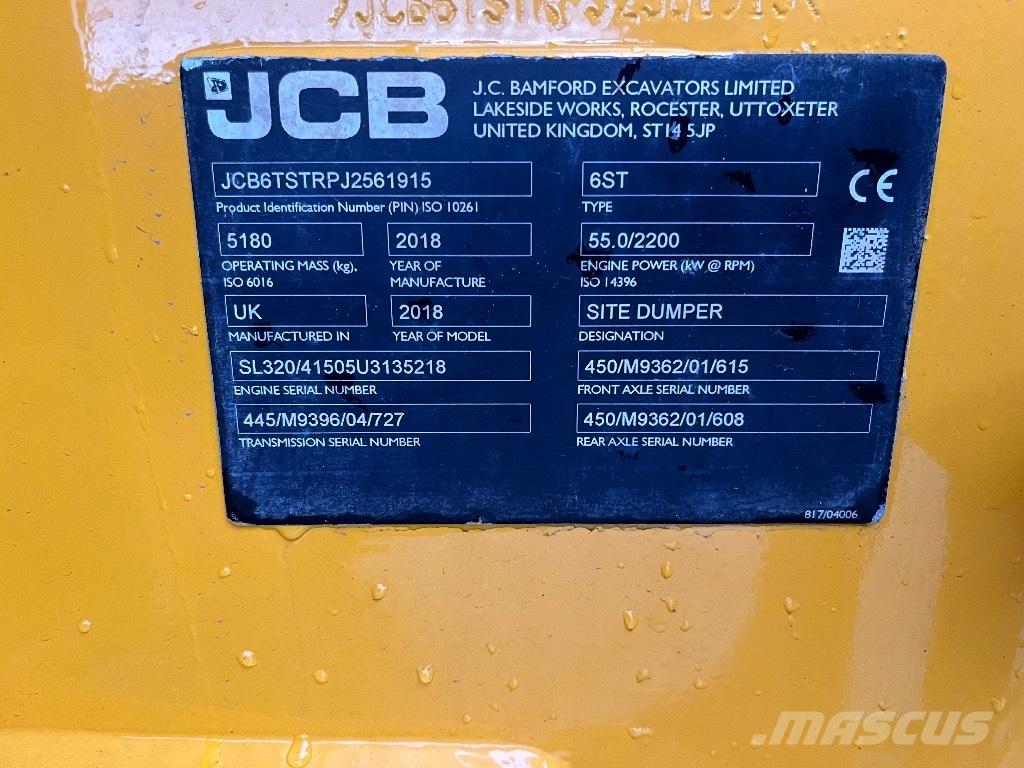 JCB 6 ST-1 Dumpere