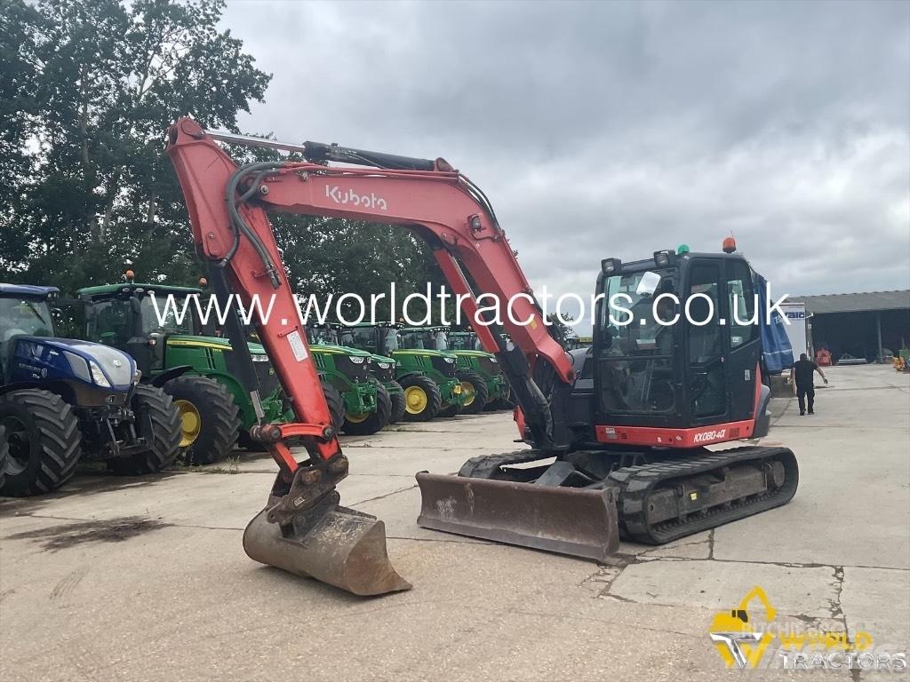 Kubota KX 080-4 Midi-gravemaskiner 7t - 12t