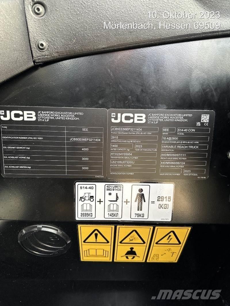 JCB 514-40 CON Teleskoplæssere