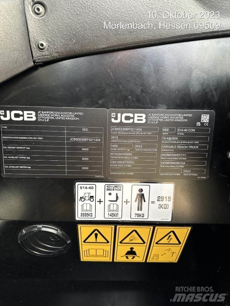 JCB 514-40 CON Teleskoplæssere