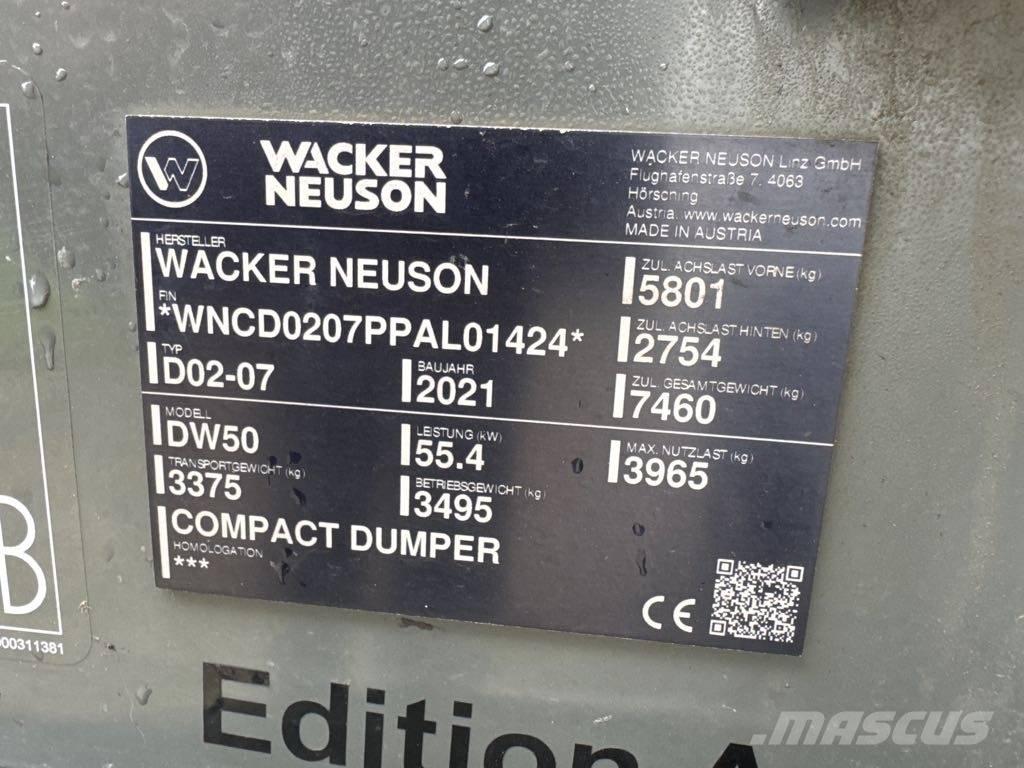 Wacker Neuson DW50 Dumpere