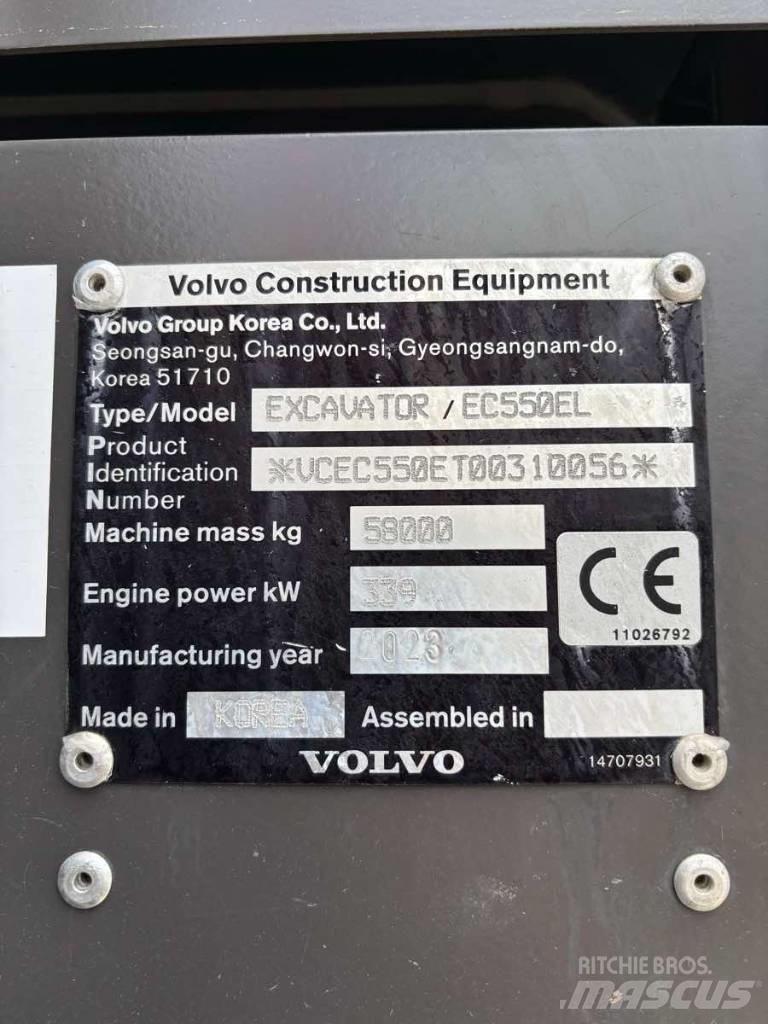 Volvo EC550EL Gravemaskiner på larvebånd
