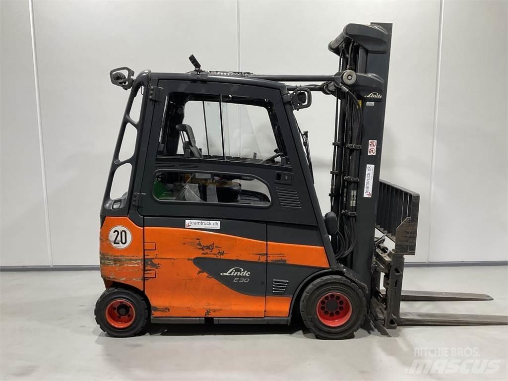 Linde E30/600-02 El gaffeltrucks