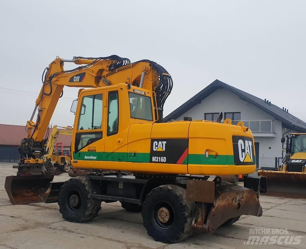 CAT M 316 D Gravemaskiner på hjul