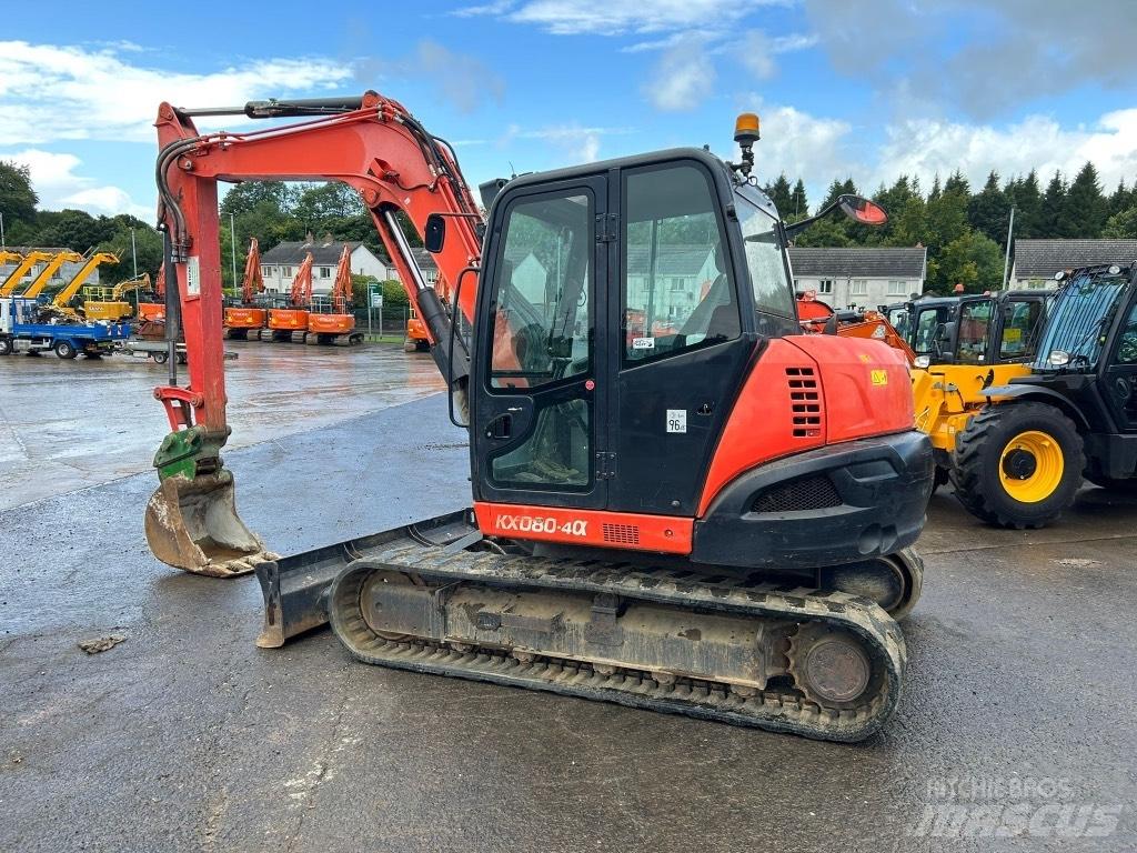 Kubota KX080-4 Midi-gravemaskiner 7t - 12t