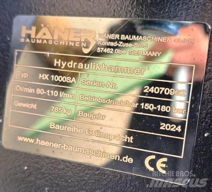 Häner HX1000SA Hydraulik / Trykluft hammere