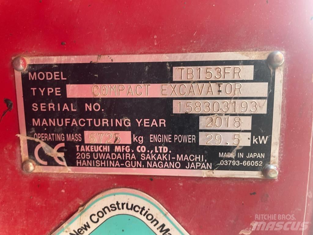 Takeuchi TB 153 FR Minigravemaskiner