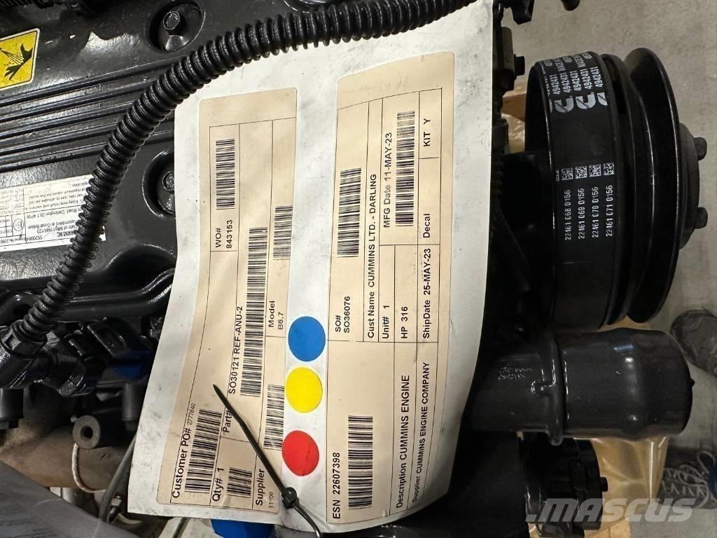 Cummins B6.7 FR95272 Landbrug - Andet 