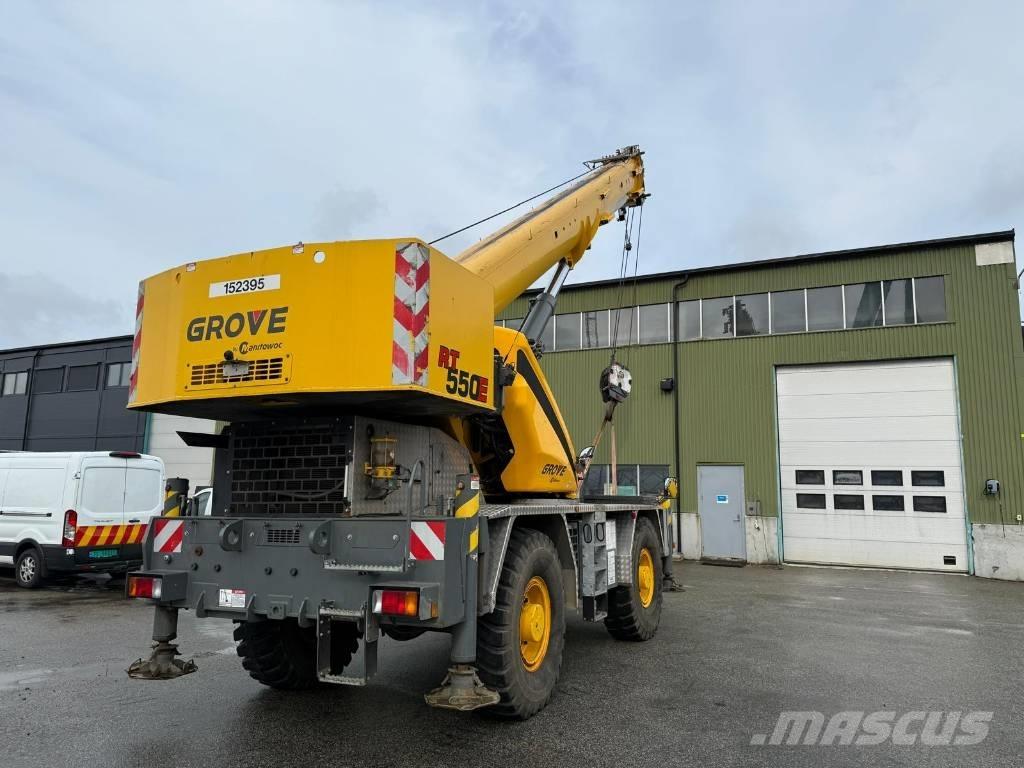 Grove RT 550 E Kraner til hårdt terræn
