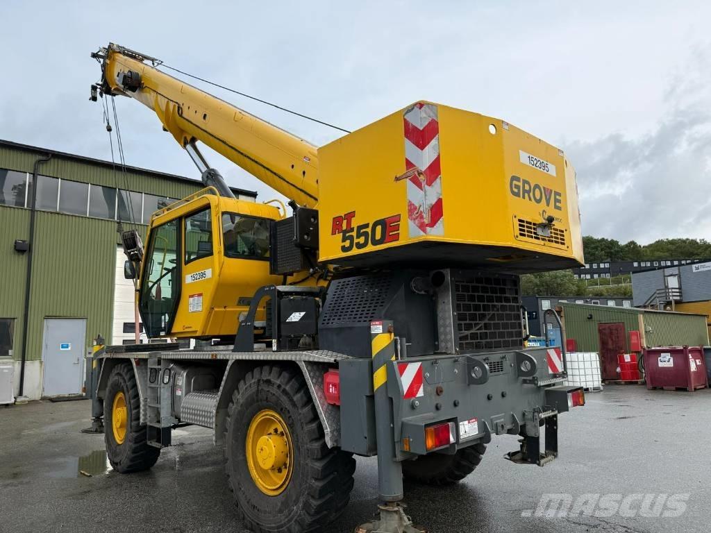 Grove RT 550 E Kraner til hårdt terræn