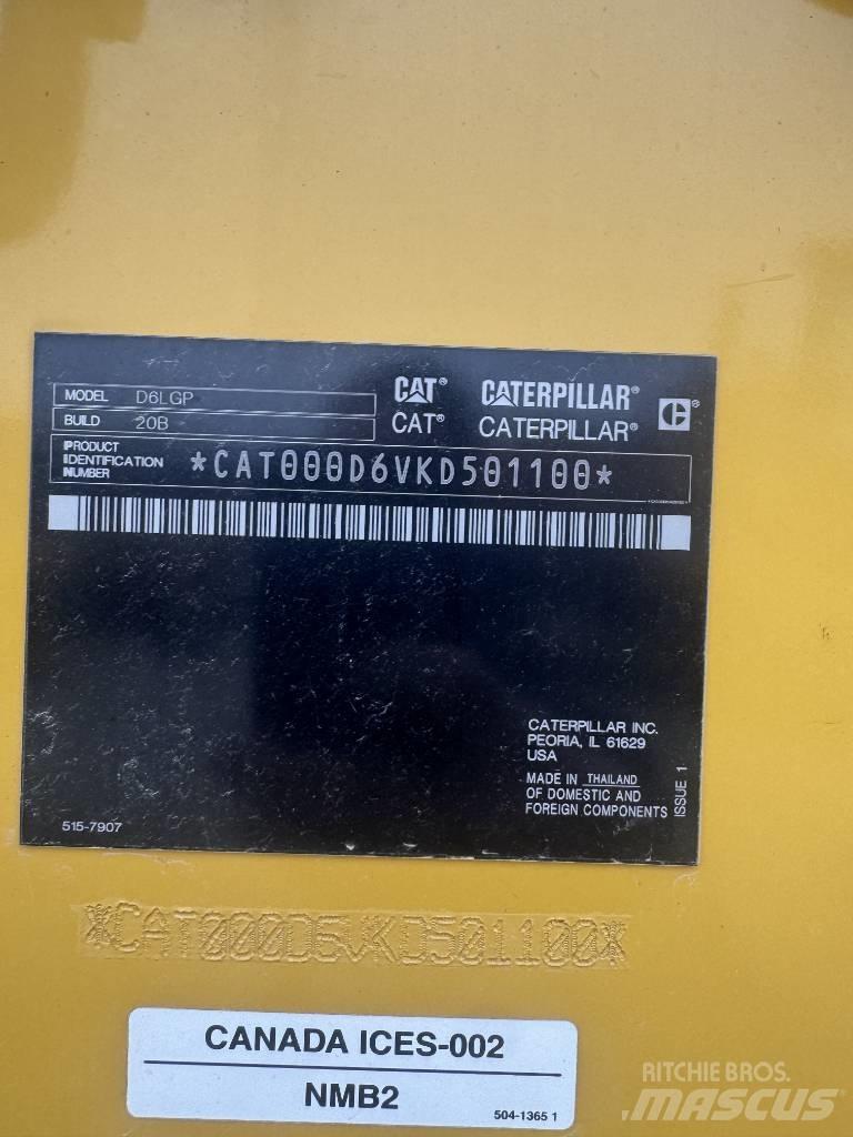 CAT D6 LGP Bulldozer på larvebånd