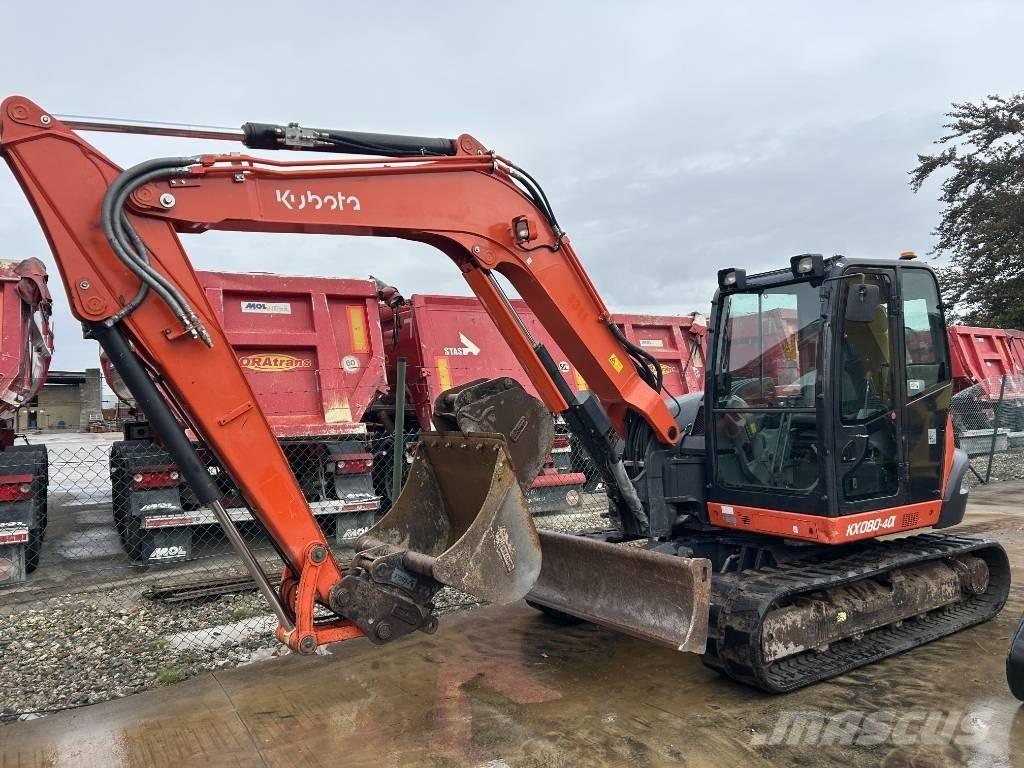 Kubota KX 080-4 Midi-gravemaskiner 7t - 12t