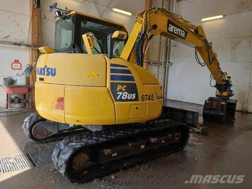 Komatsu PC78US-10 Midi-gravemaskiner 7t - 12t