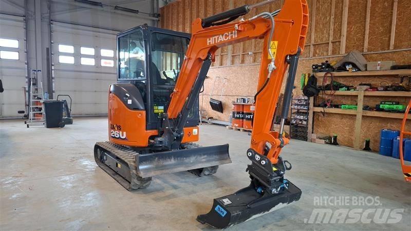 Hitachi ZX 26 U-6 Minigravemaskiner