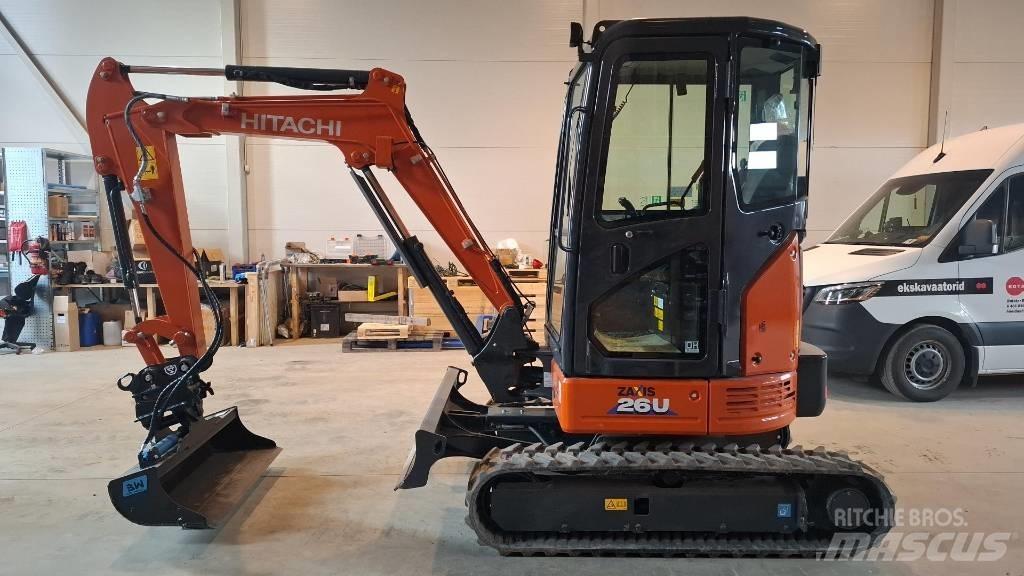 Hitachi ZX 26 U-6 Minigravemaskiner