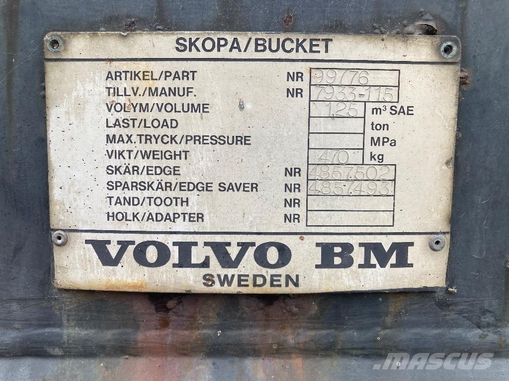 Volvo BM Skovl Læssemaskiner på hjul