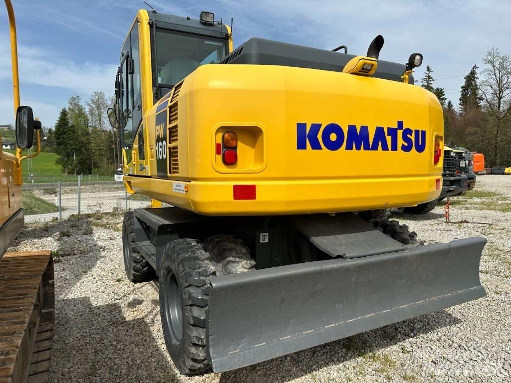 Komatsu PW 160-8 Gravemaskiner på hjul