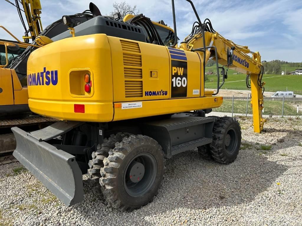 Komatsu PW 160-8 Gravemaskiner på hjul