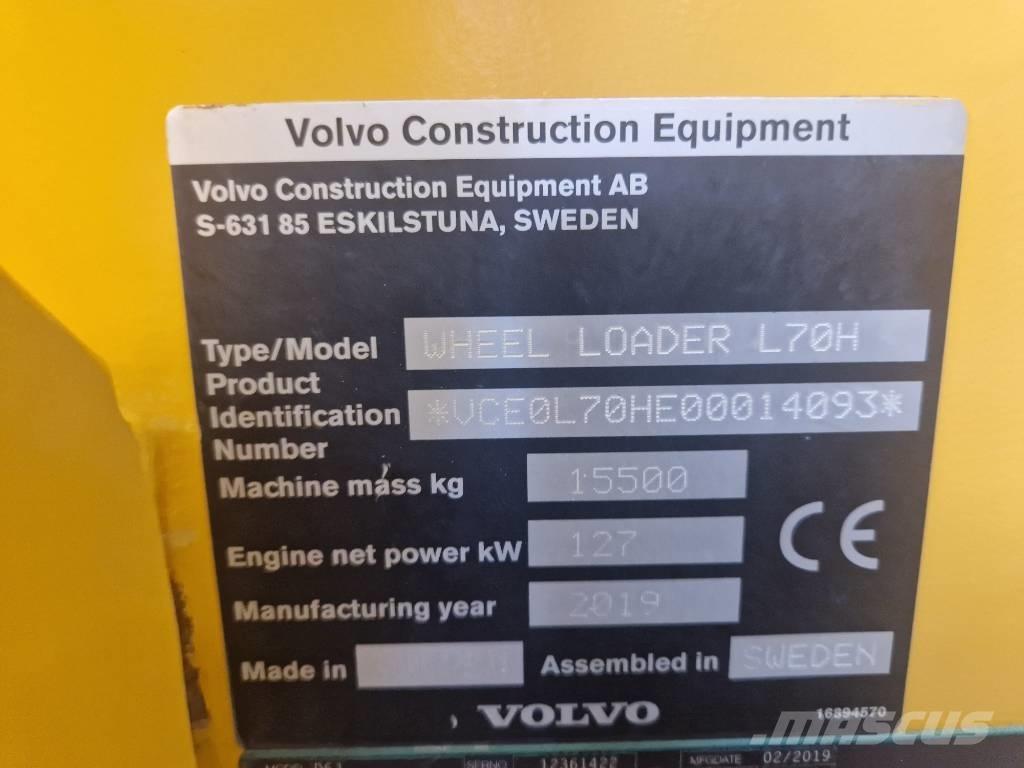Volvo L 70 H Læssemaskiner på hjul