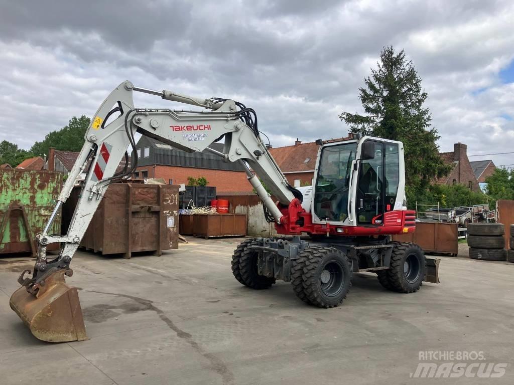 Takeuchi TB 295 W Gravemaskiner på hjul